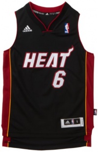 NBA Miami Heat LeBron James Swingman Road Youth Jersey, Black, Medium