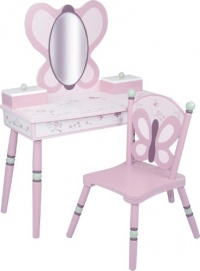 Levels Of Discovery Sugar Plum Vanity and Chair Set Plum/Pink Levels Of Discovery Sugar Plum Vanity and Chair Set Plum/Pink