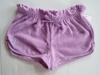 Ralph Lauren Polo Pony Baby Girl Terry Club Purple Shorts, Size 18 Months