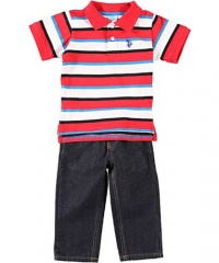 U.S. Polo Assn. Herman 2-Piece Outfit (Sizes 12M - 24M) U.S. Polo Assn. Herman 2-Piece Outfit (Sizes 12M - 24M)