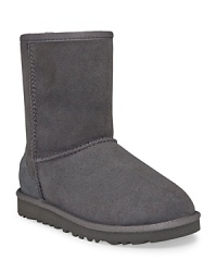 You're little one has always wanted a pair of UGG's and now's the best time to get them. The basic boot in twin-faced sheepskin offers incredible warmth and they're cozy enough to be worn without socks. Reinforced heel, lightweight sole. Insole of genuine sheepskin that naturally wicks away moisture and keeps feet dry. You're little one has always wanted a pair of UGG's and now's the best time to get them. The basic boot in twin-faced sheepskin offers incredible warmth and they're cozy enough to be worn without socks. Reinforced heel, lightweight sole. Insole of genuine sheepskin that naturally wicks away moisture and keeps feet dry.
