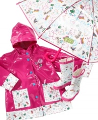 Rainy day fun! She'll be ready to go out-and-about no matter what the weather with this graphic print umbrella from Western Chief. Rainy day fun! She'll be ready to go out-and-about no matter what the weather with this graphic print umbrella from Western Chief.