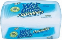 Wet Ones Flushables Personal Cleansing Wipes with Aloe, Vitamin E & Witch Hazel, 56 Count Tub Wet Ones Flushables Personal Cleansing Wipes with Aloe, Vitamin E & Witch Hazel, 56 Count Tub