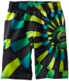 Quiksilver Boys 2-7 What Not Volley Trunk, Black, 7/Large