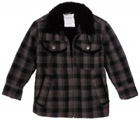 Levi's Boys 2-7 Brushed Plaid Jacket, Sheer Grey, 7 Levi's Boys 2-7 Brushed Plaid Jacket, Sheer Grey, 7