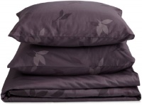 White Label by Calvin Klein Elm Duvet Set, Queen, Prune