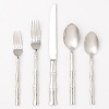 Inspired by the bamboo plant, this flatware set brings an elegant touch of the natural world to the dining table. It's crafted from polished stainless steel for a long life of high shine and reliable service.