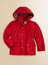 This beloved Burberry style gets some added details for extra warmth, including a cozy hood and a zip-up front.Detachable hoodFront zipper under snap placketWelt chest pocketsFront snap flap patch pocketsCheck liningNylonMachine washImported Please note: Number of snaps may vary depending on size ordered. This beloved Burberry style gets some added details for extra warmth, including a cozy hood and a zip-up front.Detachable hoodFront zipper under snap placketWelt chest pocketsFront snap flap patch pocketsCheck liningNylonMachine washImported Please note: Number of snaps may vary depending on size ordered.