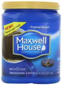 Maxwell House Original Roast Ground Coffee 42.5 Ounce Value Container Maxwell House Original Roast Ground Coffee 42.5 Ounce Value Container