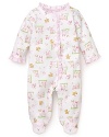 The pointy-eared bunny pals on Absorba's adorable footie will keep baby company from playtime to naptime.