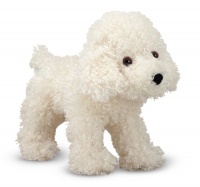 Melissa & Doug Princess Soft Toys Fluffy Bichon Frise