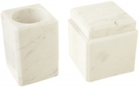 Waterworks Studio 1599291 White Marble Covered Jar Waterworks Studio 1599291 White Marble Covered Jar