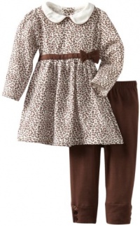 Little Me Baby-Girls Infant Sweet Leaopard Dress and Legging Set , Brown, 18 Months Little Me Baby-Girls Infant Sweet Leaopard Dress and Legging Set , Brown, 18 Months