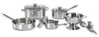 WearEver A834S974 Cook and Strain Stainless Steel Dishwasher Safe 10-Piece Cookware Set, Silver WearEver A834S974 Cook and Strain Stainless Steel Dishwasher Safe 10-Piece Cookware Set, Silver