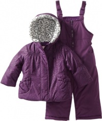 London Fog Girls 2-6x Toddler Two Piece Snowsuit London Fog Girls 2-6x Toddler Two Piece Snowsuit