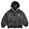 Calvin Klein Toddler Boys Black Hooded Jacket (4T)