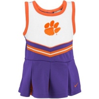 Nike Clemson Tigers Toddler Purple Cheer Dress & Bloomers (2T) Nike Clemson Tigers Toddler Purple Cheer Dress & Bloomers (2T)