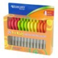 Westcott School Left and Right Handed Kids Scissors, 5 Blunt, Pack of 12, Assorted Westcott School Left and Right Handed Kids Scissors, 5 Blunt, Pack of 12, Assorted