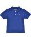 Nautica Solid Pique Polo (Sizes 4- 7X) - pilot navy, 7