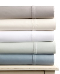 Rest assured, this 600-thread count Tencel® sheet set with single ply construction boasts exceptional softness while an outstanding ability to manage moisture keeps sheets fresh and clean. Choose from a variety of cool hues. Rest assured, this 600-thread count Tencel® sheet set with single ply construction boasts exceptional softness while an outstanding ability to manage moisture keeps sheets fresh and clean. Choose from a variety of cool hues.