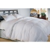 Blue Ridge Home 121877 Damask Down Alternative Comforter, 500 Thread Count, Striped, Full/Queen, White