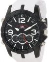 U.S. Polo Assn. Men's US9250 White Analog Digital Strap Watch