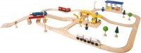 PlanToys Road & Rail City Transportation Play Set