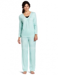 White Orchid Women's Alpine Forest Pajama Set White Orchid Women's Alpine Forest Pajama Set