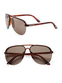 EXCLUSIVELY AT SAKS. Semi-rimless aviators crafted in lightweight acetate. Available in light havana with brown lenses.AcetateSide temple detail100% UV ProtectionMade in Italy EXCLUSIVELY AT SAKS. Semi-rimless aviators crafted in lightweight acetate. Available in light havana with brown lenses.AcetateSide temple detail100% UV ProtectionMade in Italy