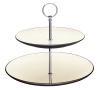 Noritake Colorwave Graphite Two Tier Hostess Tray