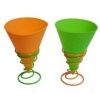 Back to Basics 2-Pack Snow Cone Cups and Holders, Colors may vary