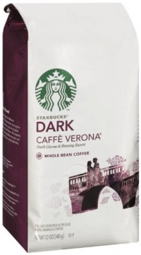Starbucks Whole Bean Coffee, Caffe Verona, 12-Ounce (Pack of 6) Starbucks Whole Bean Coffee, Caffe Verona, 12-Ounce (Pack of 6)