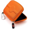 Orange Nylon VG GPS Carrying Case (Size 4.3) for Garmin nüvi 2455LMT 4.3-Inch Portable GPS Navigator + SumacLife Wisdom Courage Wristband