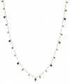 Liz Palacios Piedras Jet Swarovski Crystal Necklace