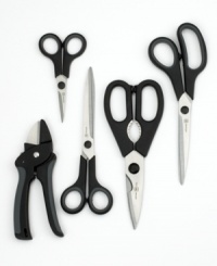 Groom, clip and prune – these five shears from Wusthof make the cut in the kitchen and around the home. Equipped with incredibly sharp cutting edges, each piece is precision forged and skillfully honed by hand to tackle almost any task with ease. Lifetime warranty. Groom, clip and prune – these five shears from Wusthof make the cut in the kitchen and around the home. Equipped with incredibly sharp cutting edges, each piece is precision forged and skillfully honed by hand to tackle almost any task with ease. Lifetime warranty.