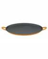 Famed chef Mario Batali introduces a slice of the good life into your space with his cast iron pizza pan, a versatile addition for the busy kitchen. Doubling as an all-purpose griddle, this durable enamaled cast iron pizza pan makes pies like a pro, heating up fast and eliminating hot spots (and burnt crusts). Limited lifetime warranty.