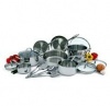 Wolfgang Puck Stainless Steel Cookware Set - 18pc