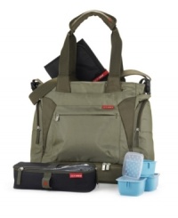 Perfectly designed for families on-the-go, this amazing bag will carry you through the diaper days and beyond. Perfectly designed for families on-the-go, this amazing bag will carry you through the diaper days and beyond.
