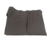 Calvin Klein Mens Flat Front Slim Fit Brown Wool Dress Pants