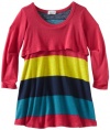 Splendid Littles Girls 2-6x Colorblock Rugby Dress, Dublin, 3T