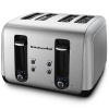 KitchenAid KMT411CU 4-Slice Toaster, Countour Silver