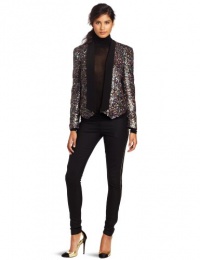 Rebecca Minkoff Women's Sequin Becky Jacket, Multi, Small