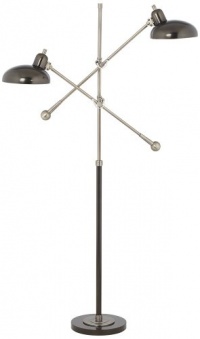 Bruno Task Floor Lamp in Lead Bronze