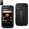 ZTE Warp N860 All Black 2in1 Hybrid Case W/Kickstand Function