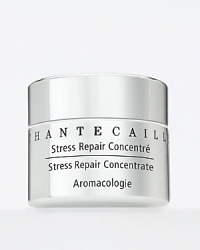 Like the morning's essential cup of coffee, Stress Repair Concentrate awakens the eye area. It deflates puffiness with a jolt of caffeine, erases dark circles with arnica, smoothes wrinkles with a non-toxic hexapeptide and delivers an incredibly potent cocktail of Vitamin C and antioxidants with a natural sunscreen. Like the morning's essential cup of coffee, Stress Repair Concentrate awakens the eye area. It deflates puffiness with a jolt of caffeine, erases dark circles with arnica, smoothes wrinkles with a non-toxic hexapeptide and delivers an incredibly potent cocktail of Vitamin C and antioxidants with a natural sunscreen.