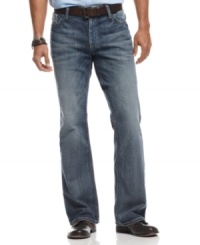 Stay classic. These boot cut washed jeans from INC International Concepts never go out of style. Stay classic. These boot cut washed jeans from INC International Concepts never go out of style.