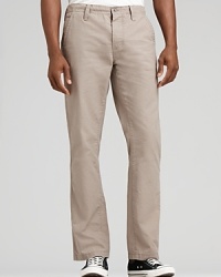 Sporting classic proportions and fit, this handsome go-anywhere pant is a truly essential item for any guy's casual wardrobe. Sporting classic proportions and fit, this handsome go-anywhere pant is a truly essential item for any guy's casual wardrobe.