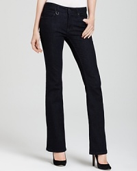 A wardrobe essential from the best--do denim with Burberry Brit. These straight leg jeans feature a classic dark indigo wash that goes with everything you can think to pair it with. A wardrobe essential from the best--do denim with Burberry Brit. These straight leg jeans feature a classic dark indigo wash that goes with everything you can think to pair it with.