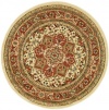 Safavieh Lyndhurst Collection LNH330R Ivory and Rust Round Area Rug, 8-Feet Round