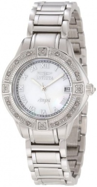 Invicta Women's 12804 Angel Mother-Of-Pearl Dial Diamond Accented Watch